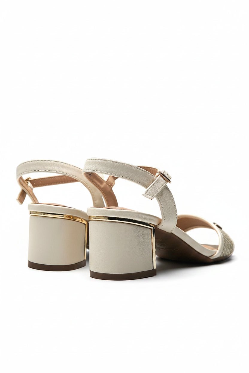 Tacones Blanco 14777 Hebilla de mujer Zoé Brand Costa Rica