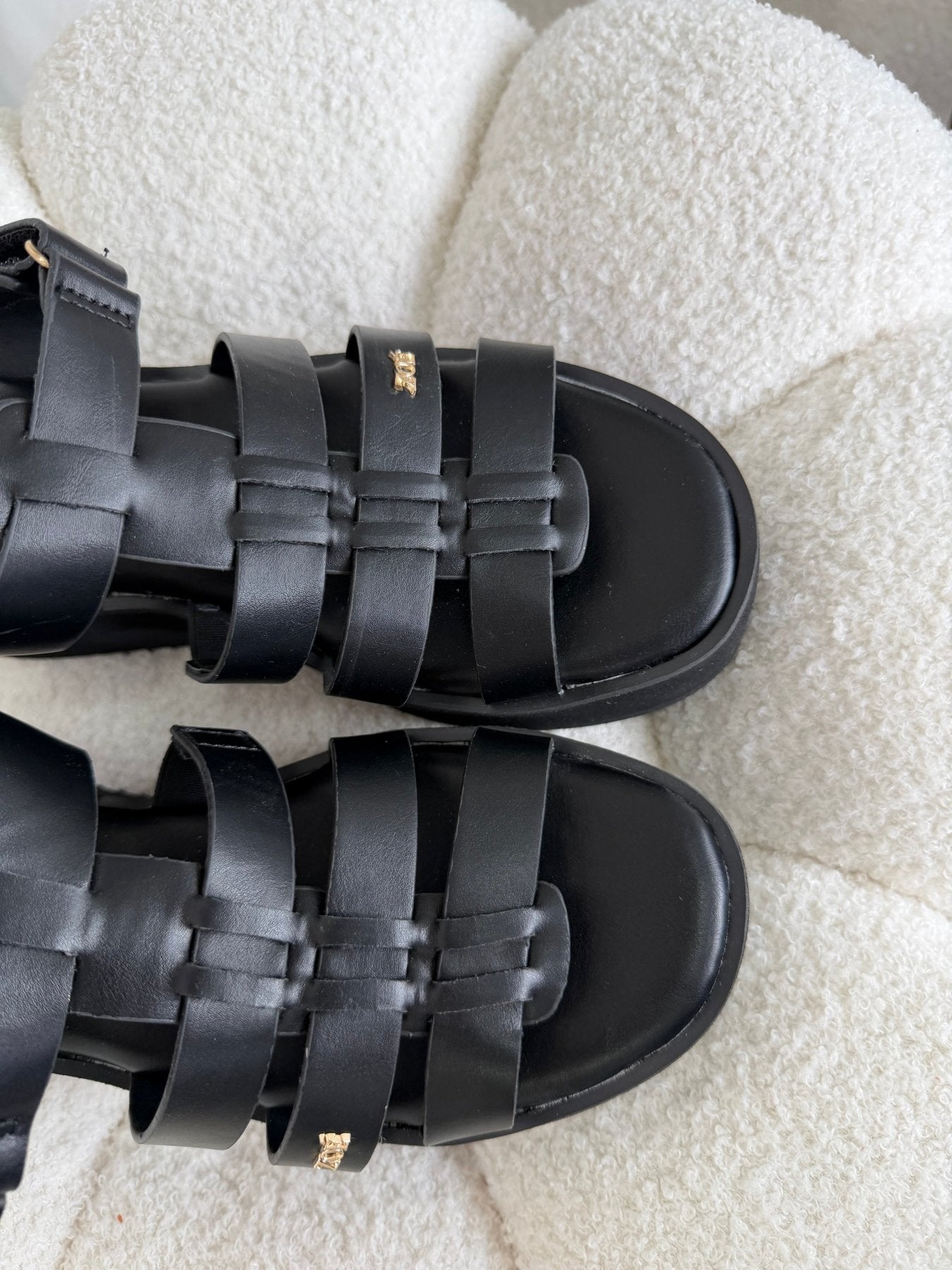 Sandalias Negro Plataforma 14936 Velcro Casual de mujer Zoé Brand Costa Rica