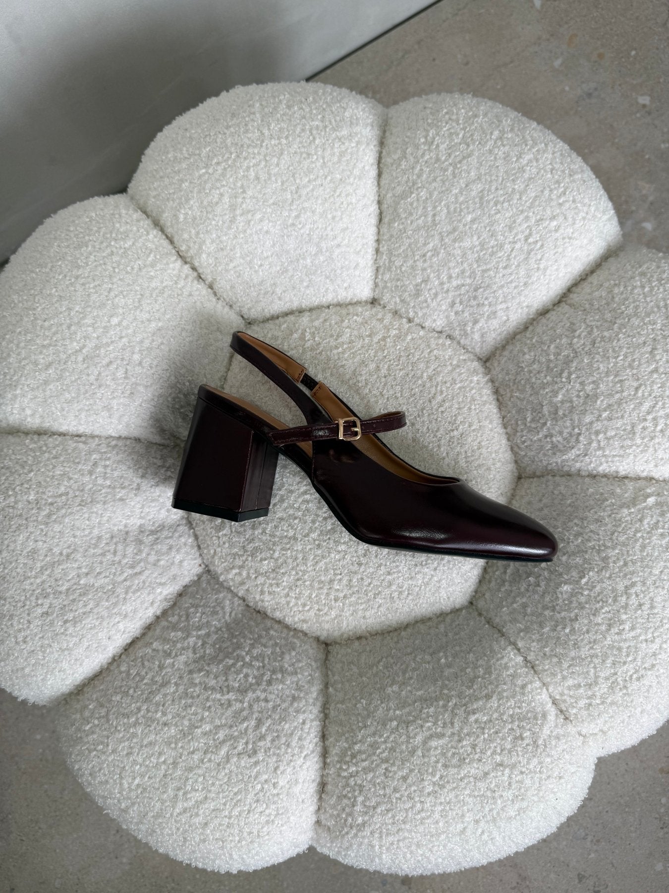 Tacones Burdeos 15049 Slingback Ejecutivo Zoé Brand Costa Rica