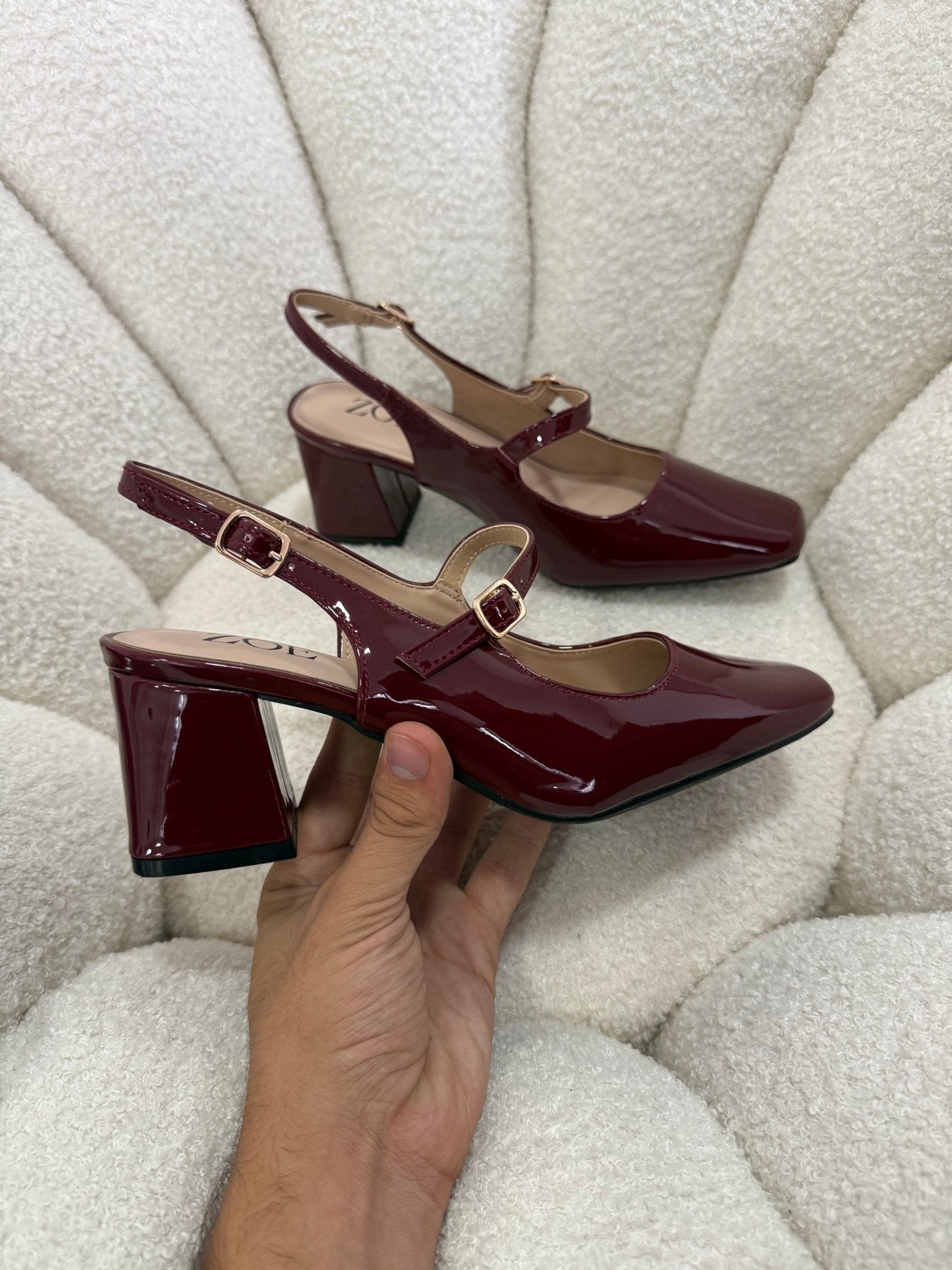 Tacones Burdeos Charol 15001 Hebilla Mary Jane Ejecutivo Zoé Brand Costa Rica - ZOÉ BRAND 2026 burgundy disponible-35