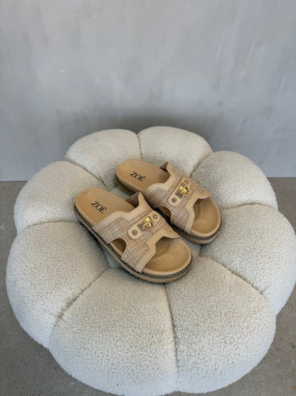 15072 Sandalias Beige - ZOÉ BRAND