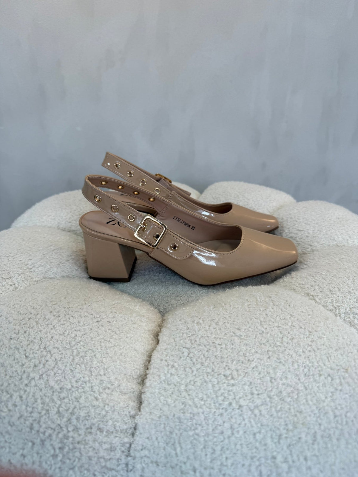 15080 Tacones Beige - ZOÉ BRAND 2026 beige charol