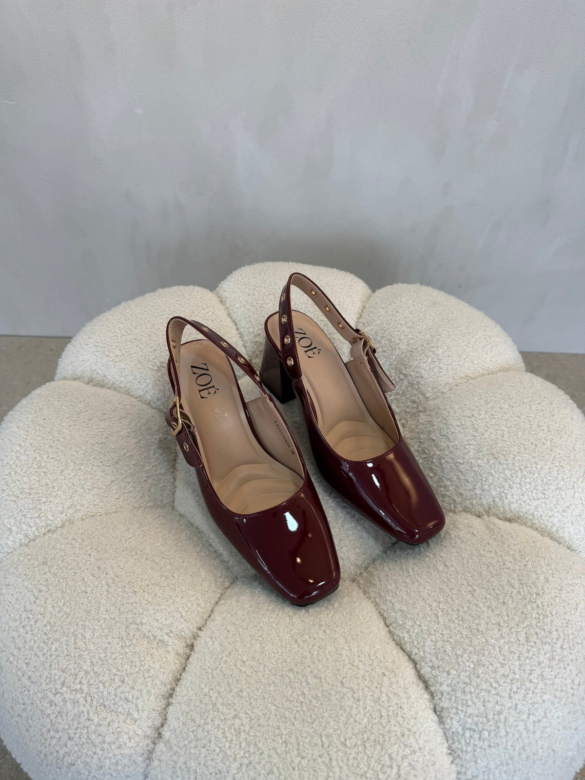 15081 Tacones Burgundy - ZOÉ BRAND 2026 burgundy charol