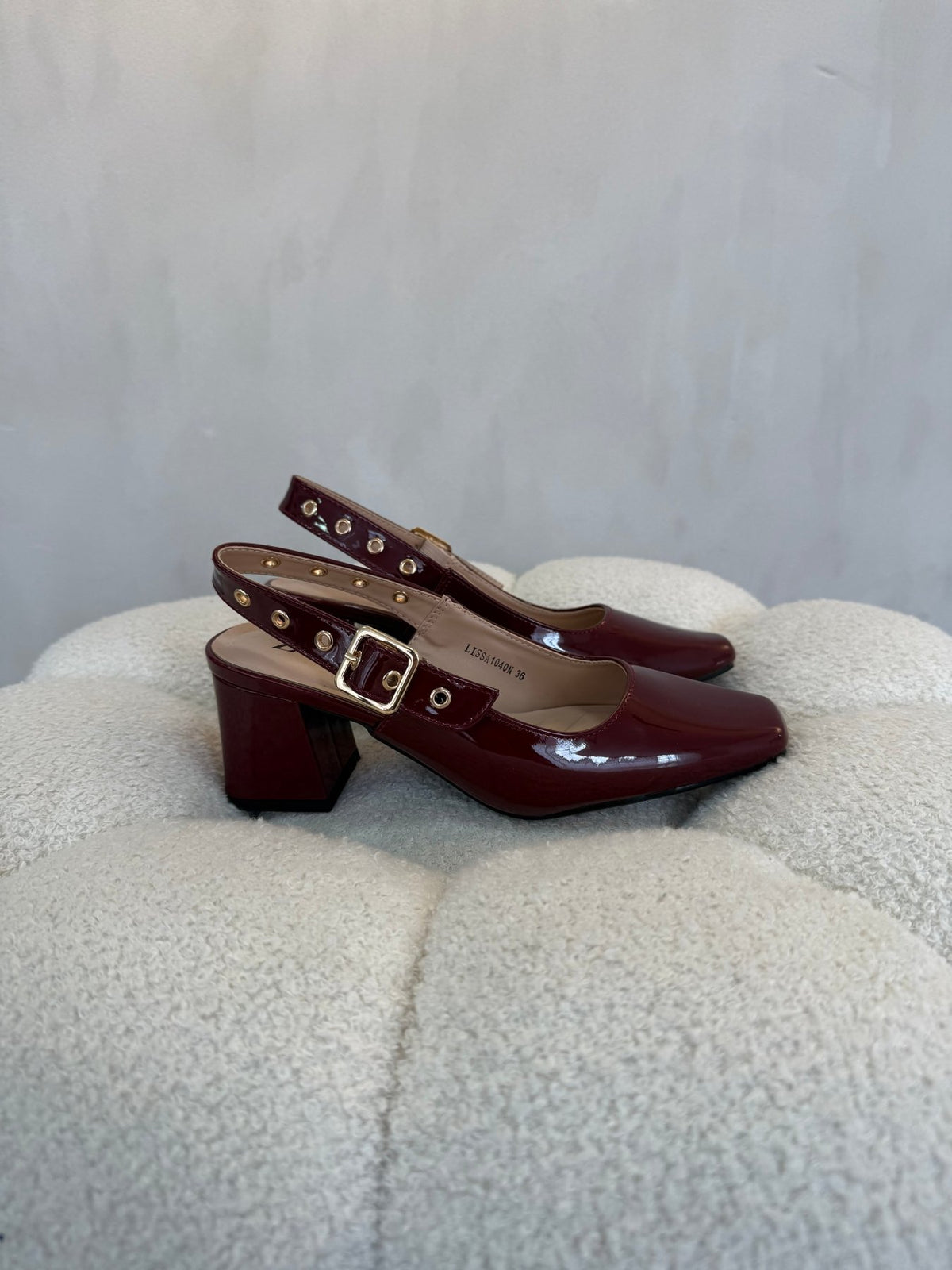 15081 Tacones Burgundy - ZOÉ BRAND 2026 burgundy charol