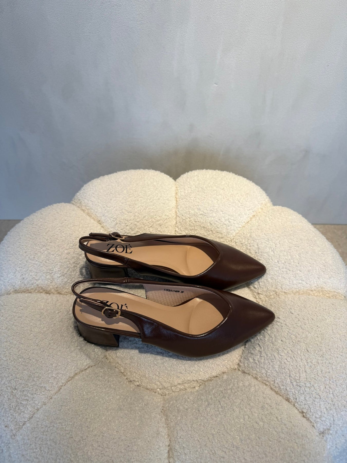 15090 Tacones Coffee - ZOÉ BRAND 2026 charol clásico
