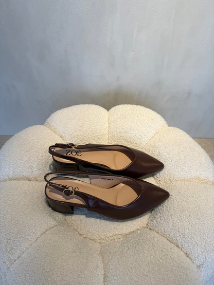 15090 Tacones Coffee - ZOÉ BRAND 2026 charol clásico