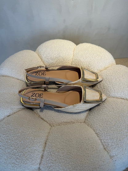 15092 Tacones Beige - ZOÉ BRAND 2026 beige clásico