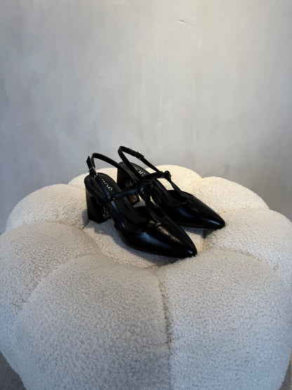 15094 Tacones Black - ZOÉ BRAND 2026 BLACK clásico