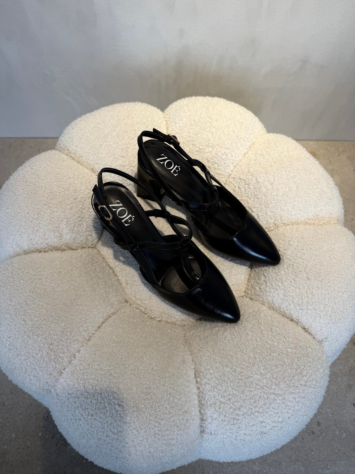 15094 Tacones Black - ZOÉ BRAND 2026 BLACK clásico