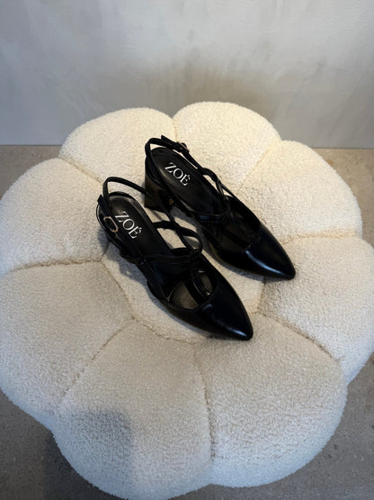 15094 Tacones Black - ZOÉ BRAND 2026 BLACK clásico