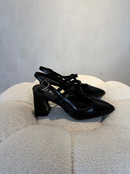 15094 Tacones Black - ZOÉ BRAND 2026 BLACK clásico