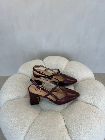15095 Tacones Burgundy - ZOÉ BRAND