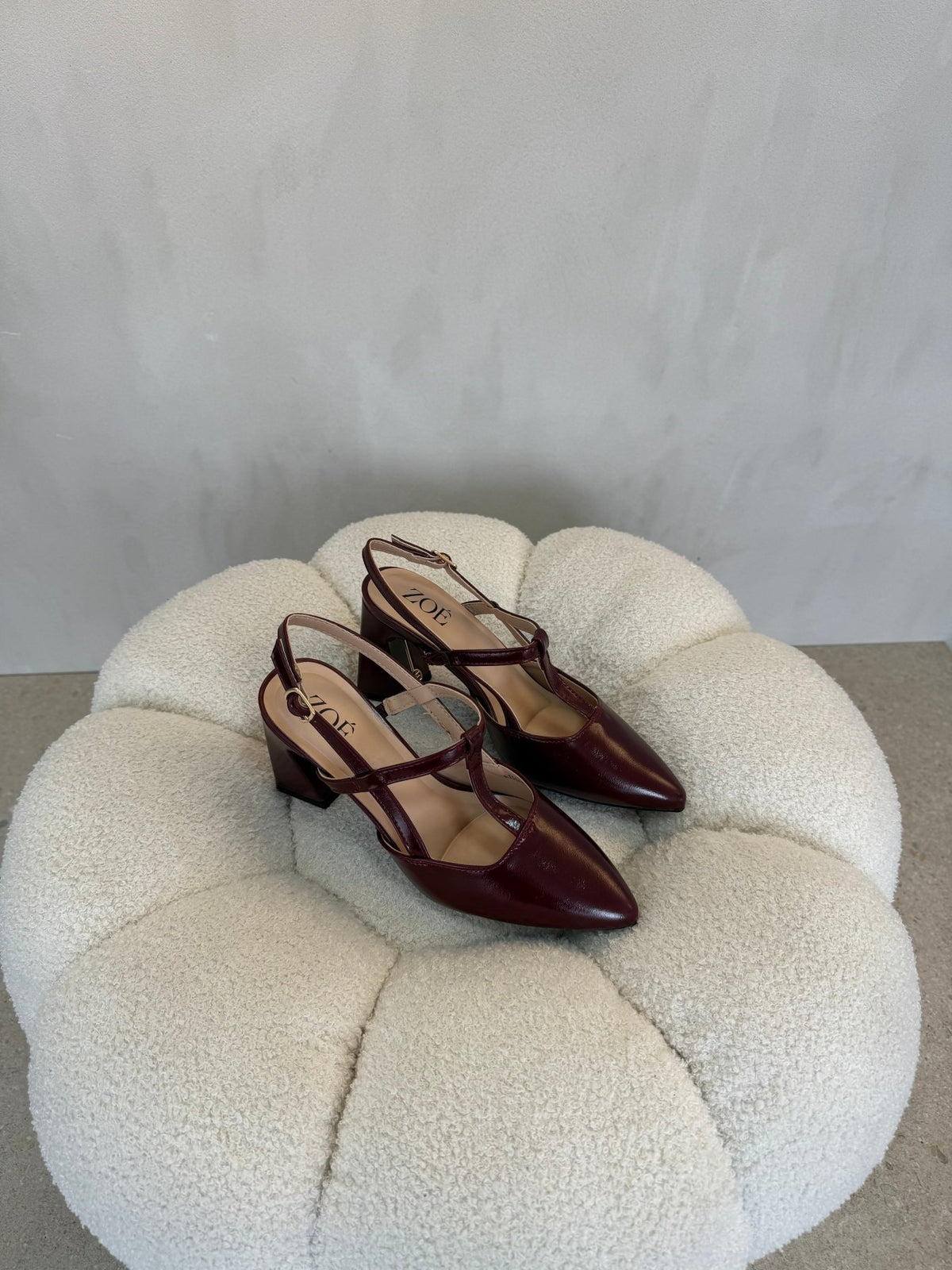 15095 Tacones Burgundy - ZOÉ BRAND