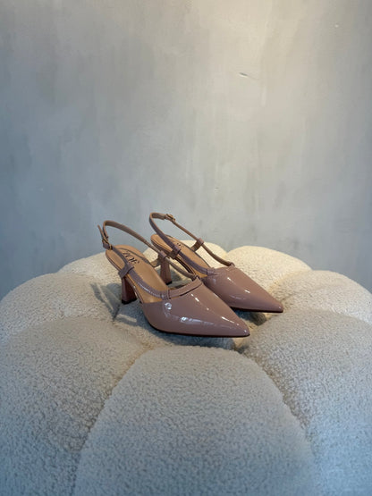 15099 Tacones Nude - ZOÉ BRAND 2026 charol clásico