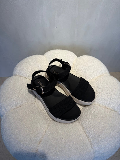 15115 Sandalias Black - ZOÉ BRAND 2026 BLACK brillos