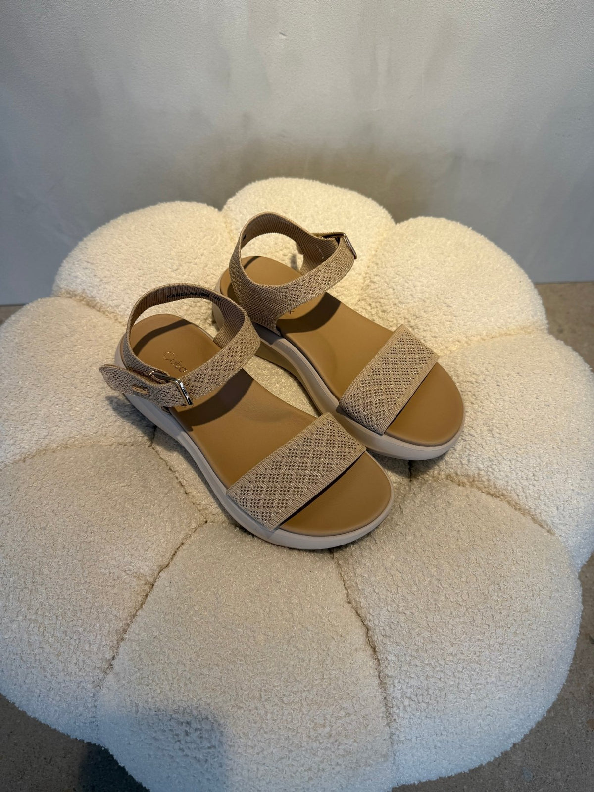 15116 Sandalias Beige - ZOÉ BRAND 2026 beige brillos