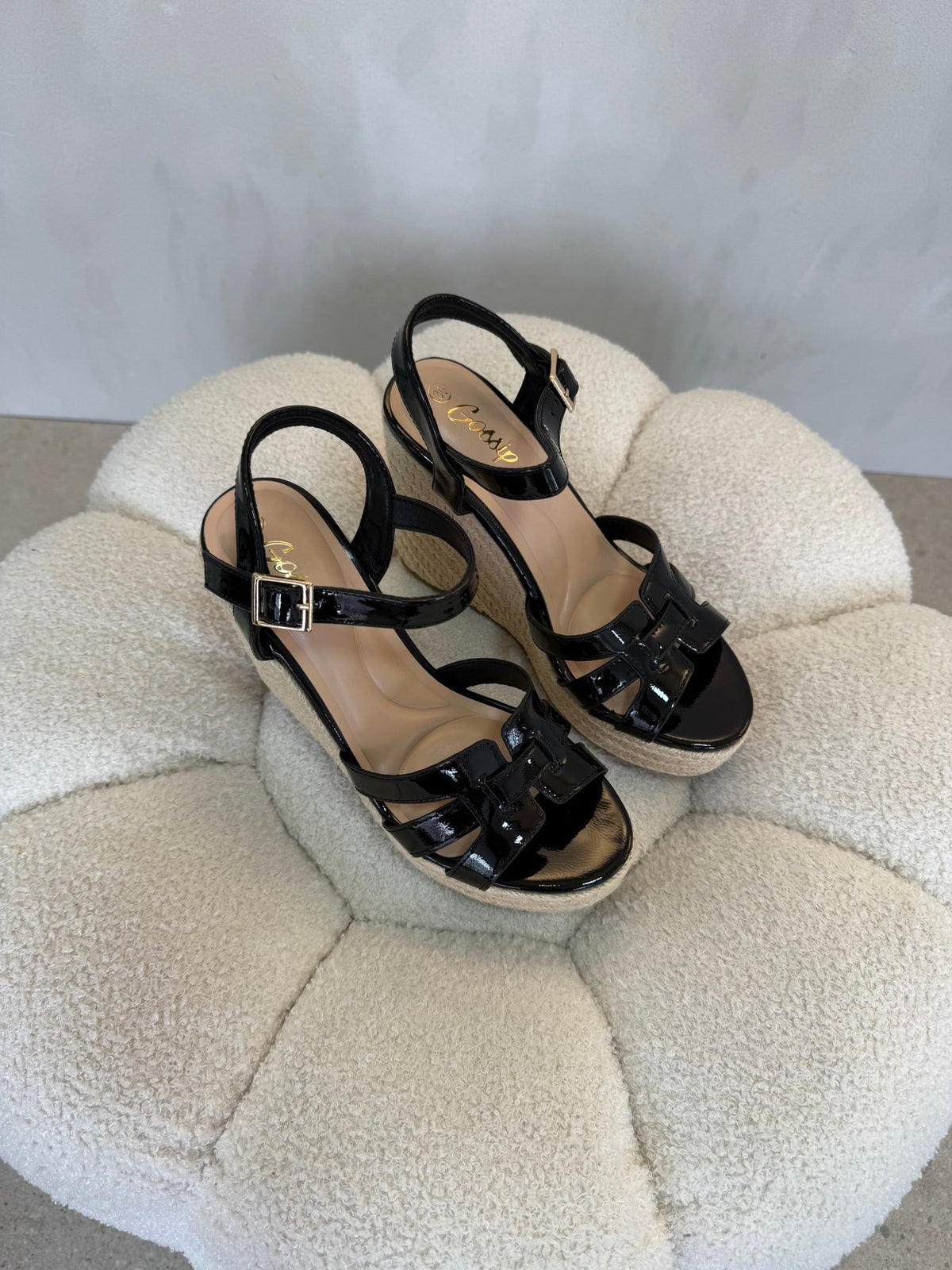 15135 Sandalias Black Patent - ZOÉ BRAND