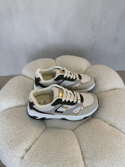 15140 Tenis Off White Olive - ZOÉ BRAND