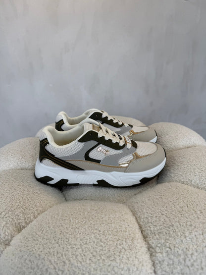 15140 Tenis Off White Olive - ZOÉ BRAND