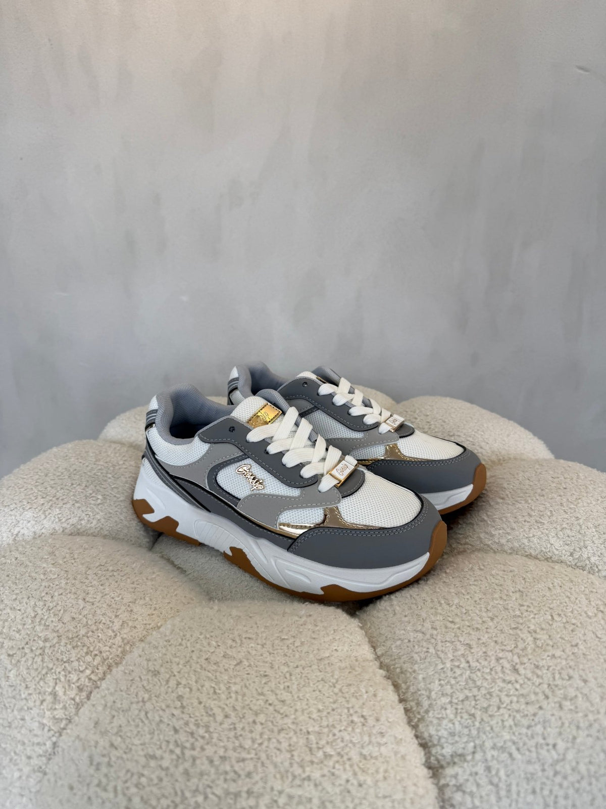 15141 Tenis White Grey - ZOÉ BRAND