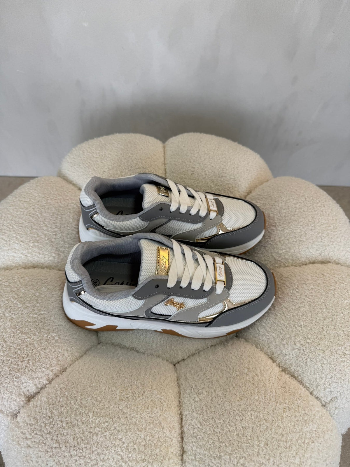 15141 Tenis White Grey - ZOÉ BRAND