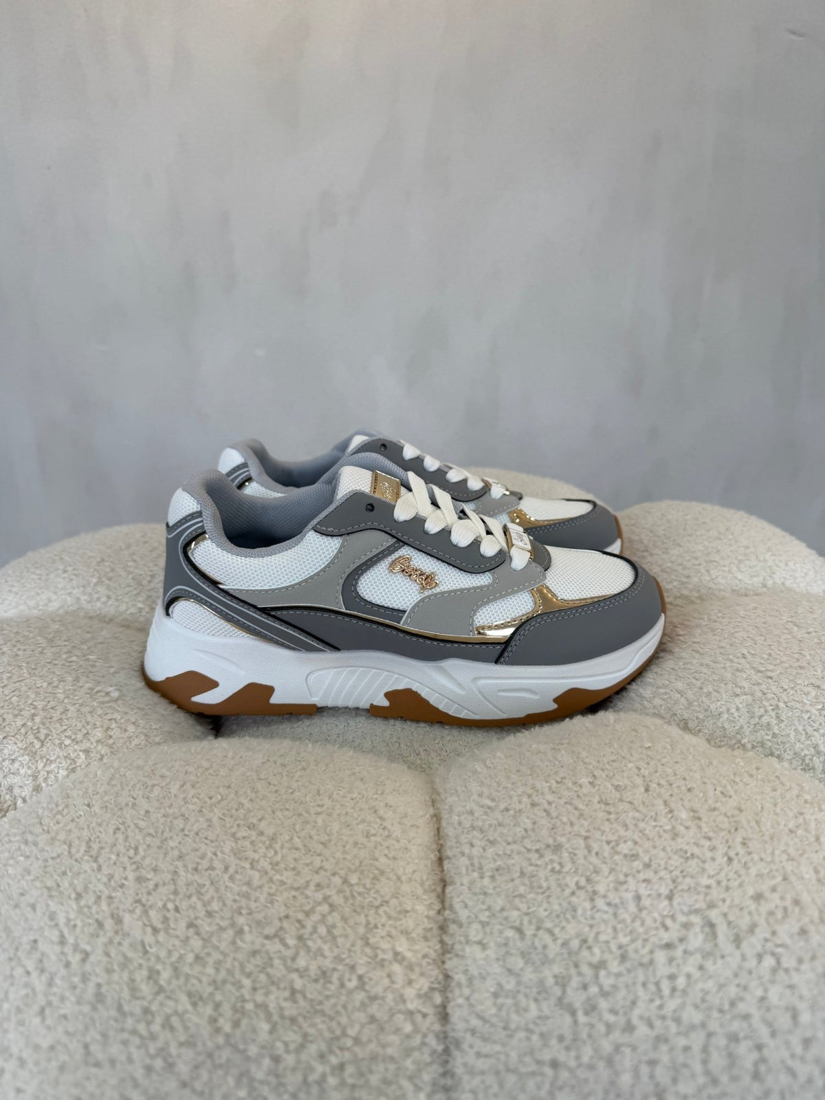 15141 Tenis White Grey - ZOÉ BRAND
