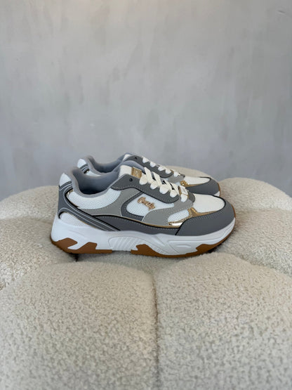 15141 Tenis White Grey - ZOÉ BRAND