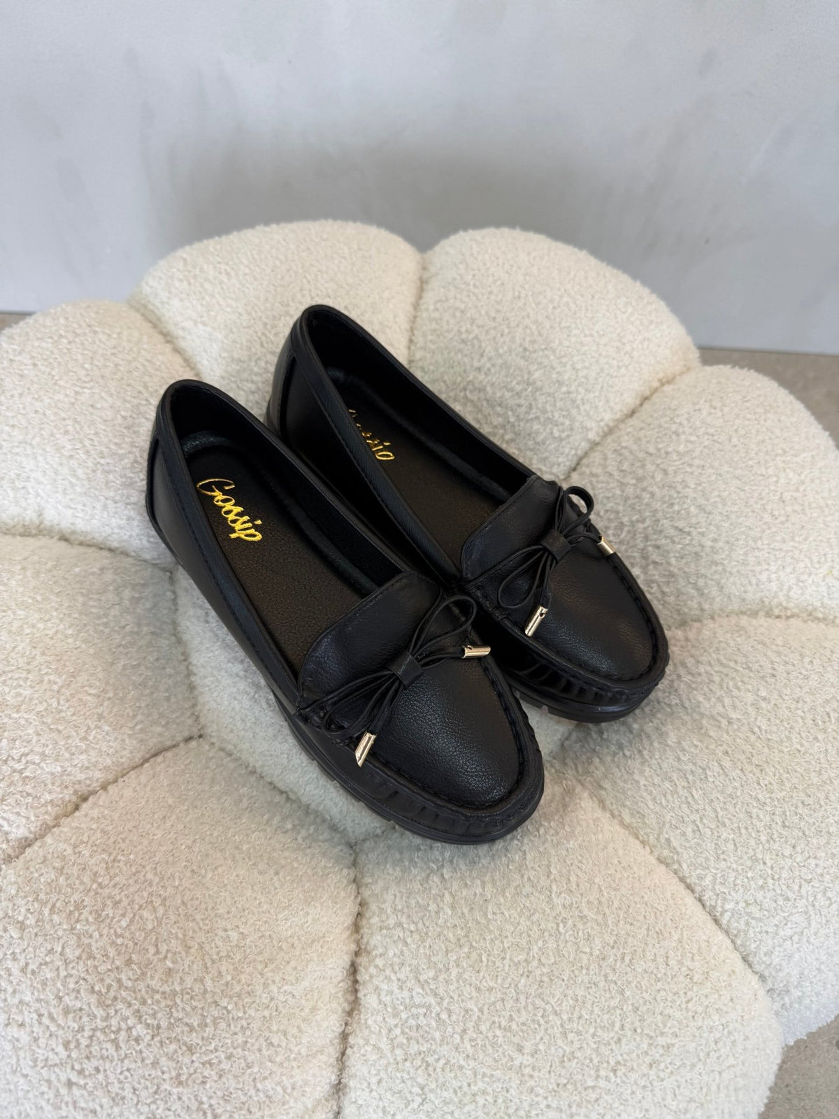 15155 Mocasines Full Black - ZOÉ BRAND 2026 BLACK clásico
