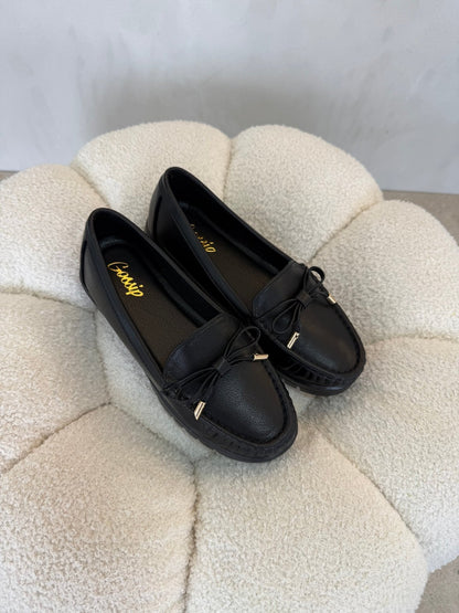 15155 Mocasines Full Black - ZOÉ BRAND 2026 BLACK clásico