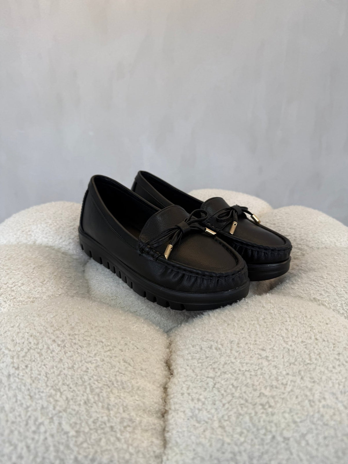 15155 Mocasines Full Black - ZOÉ BRAND 2026 BLACK clásico