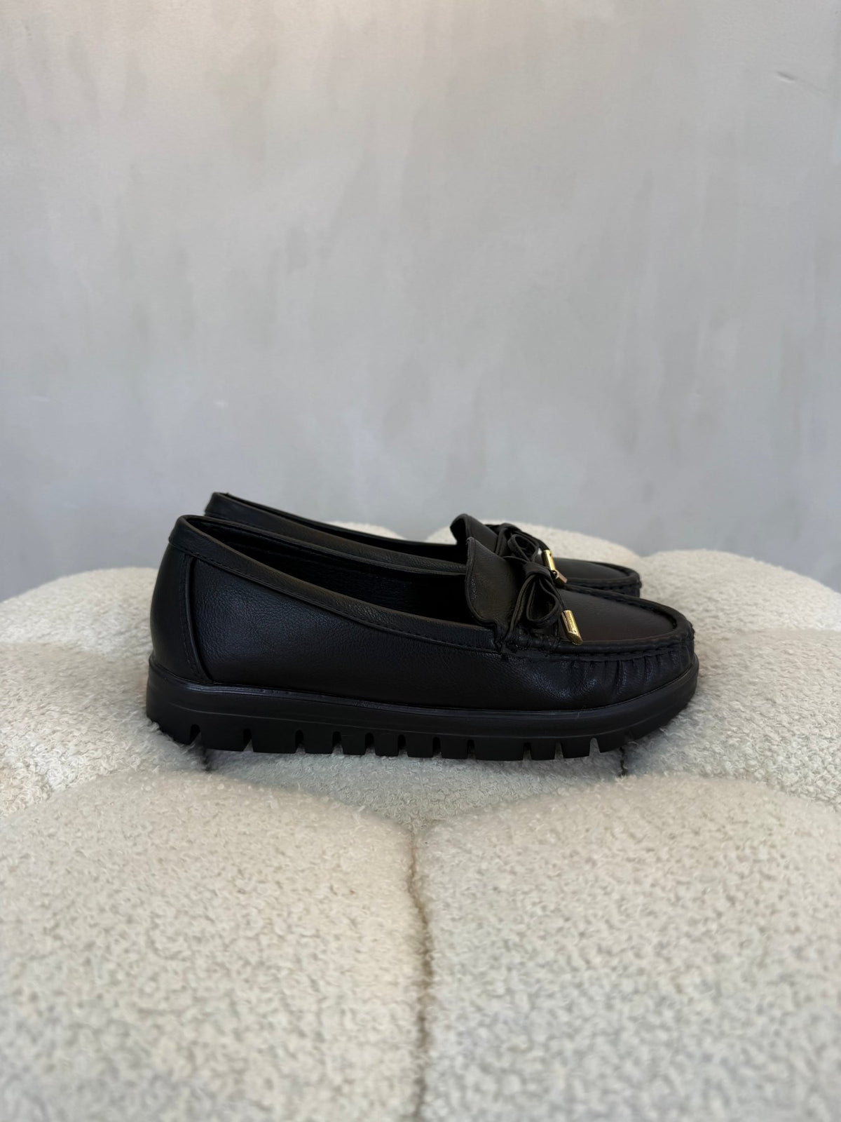 15155 Mocasines Full Black - ZOÉ BRAND 2026 BLACK clásico