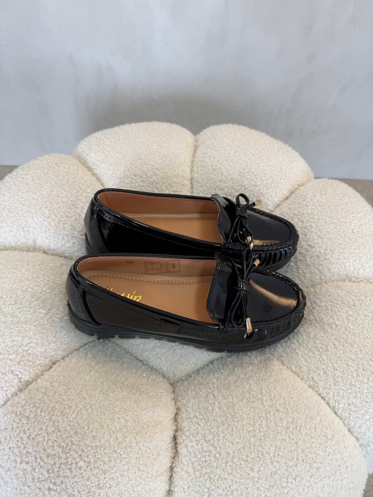 15156 Mocasines Full Black Patent - ZOÉ BRAND 2026 charol clásico