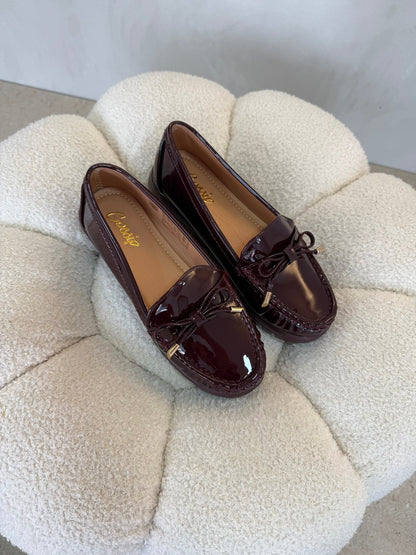 15157 Mocasines Full Burgundy - ZOÉ BRAND 2026 burgundy charol