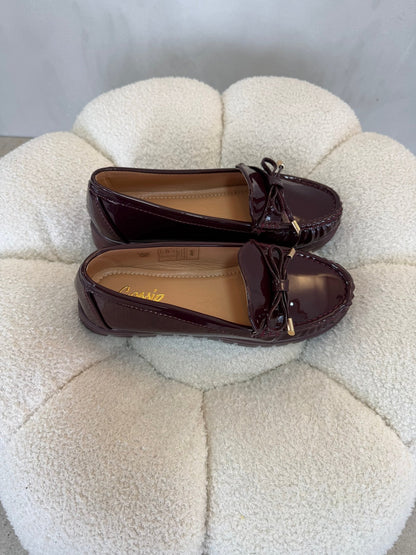 15157 Mocasines Full Burgundy - ZOÉ BRAND 2026 burgundy charol