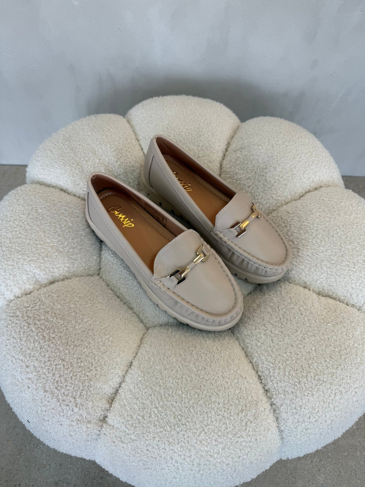 15158 Mocasines Full Beige - ZOÉ BRAND 2026 beige clásico
