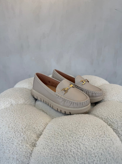 15158 Mocasines Full Beige - ZOÉ BRAND 2026 beige clásico