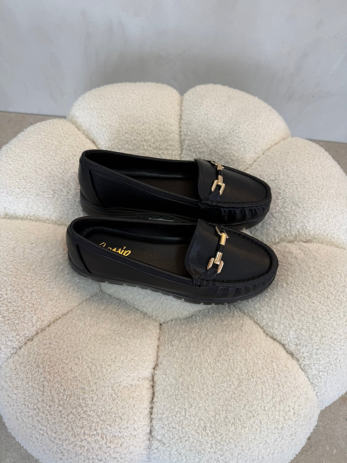 15159 Mocasines Full Black - ZOÉ BRAND 2026 BLACK clásico