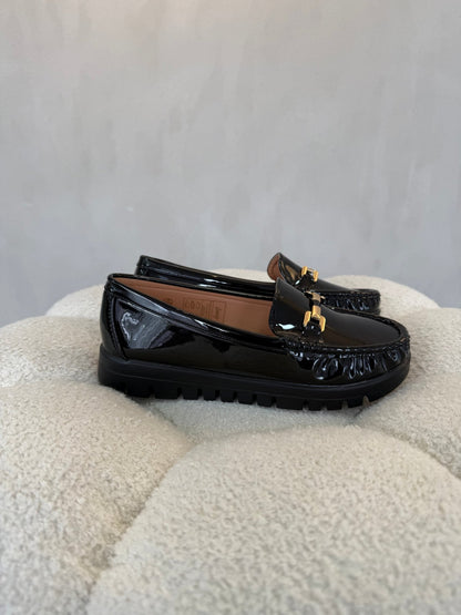 15160 Mocasines Full Black Patent - ZOÉ BRAND 2026 BLACK clásico