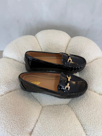 15160 Mocasines Full Black Patent - ZOÉ BRAND 2026 BLACK clásico