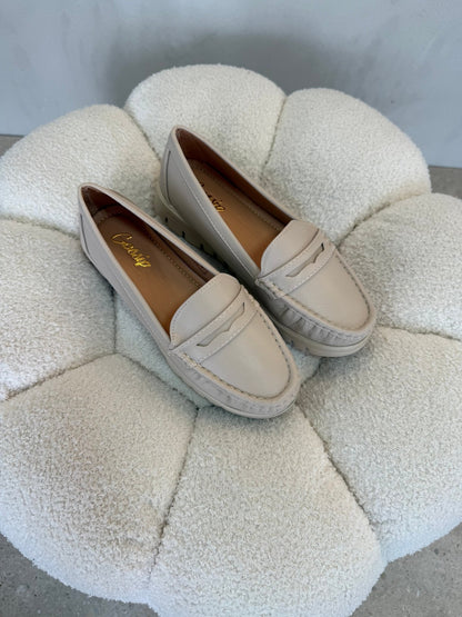 15162 Mocasines Full Beige - ZOÉ BRAND 2026 beige clásico