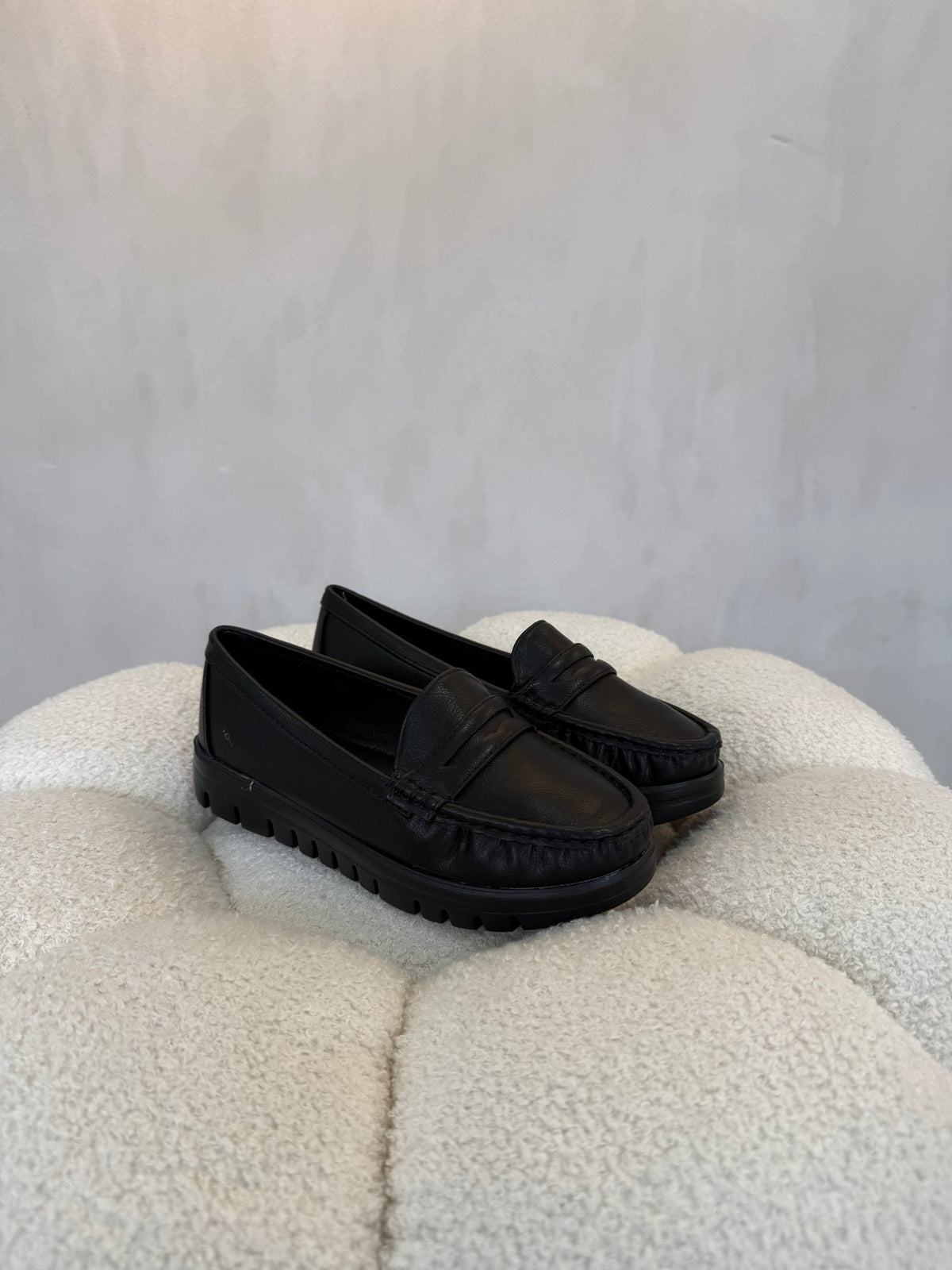 15163 Mocasines Full Black - ZOÉ BRAND 2026 BLACK clásico