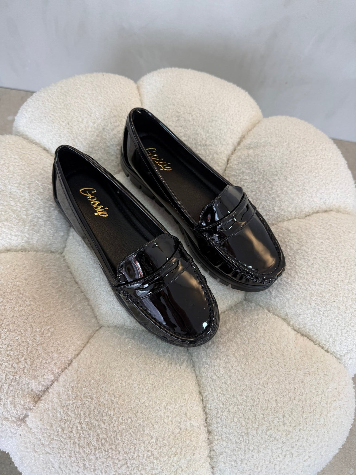 15164 Mocasines Full Black Patent - ZOÉ BRAND 2026 BLACK charol