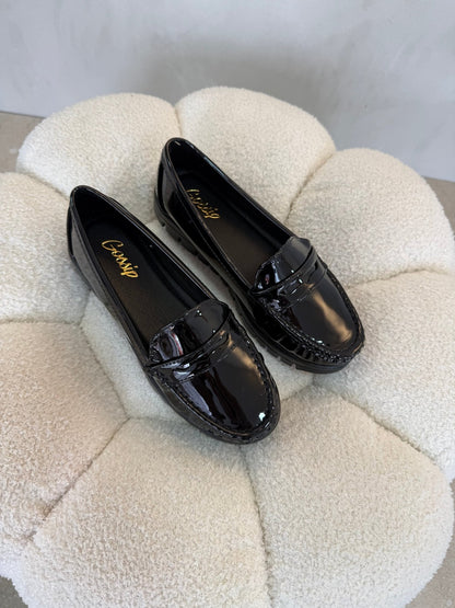 15164 Mocasines Full Black Patent - ZOÉ BRAND 2026 BLACK charol
