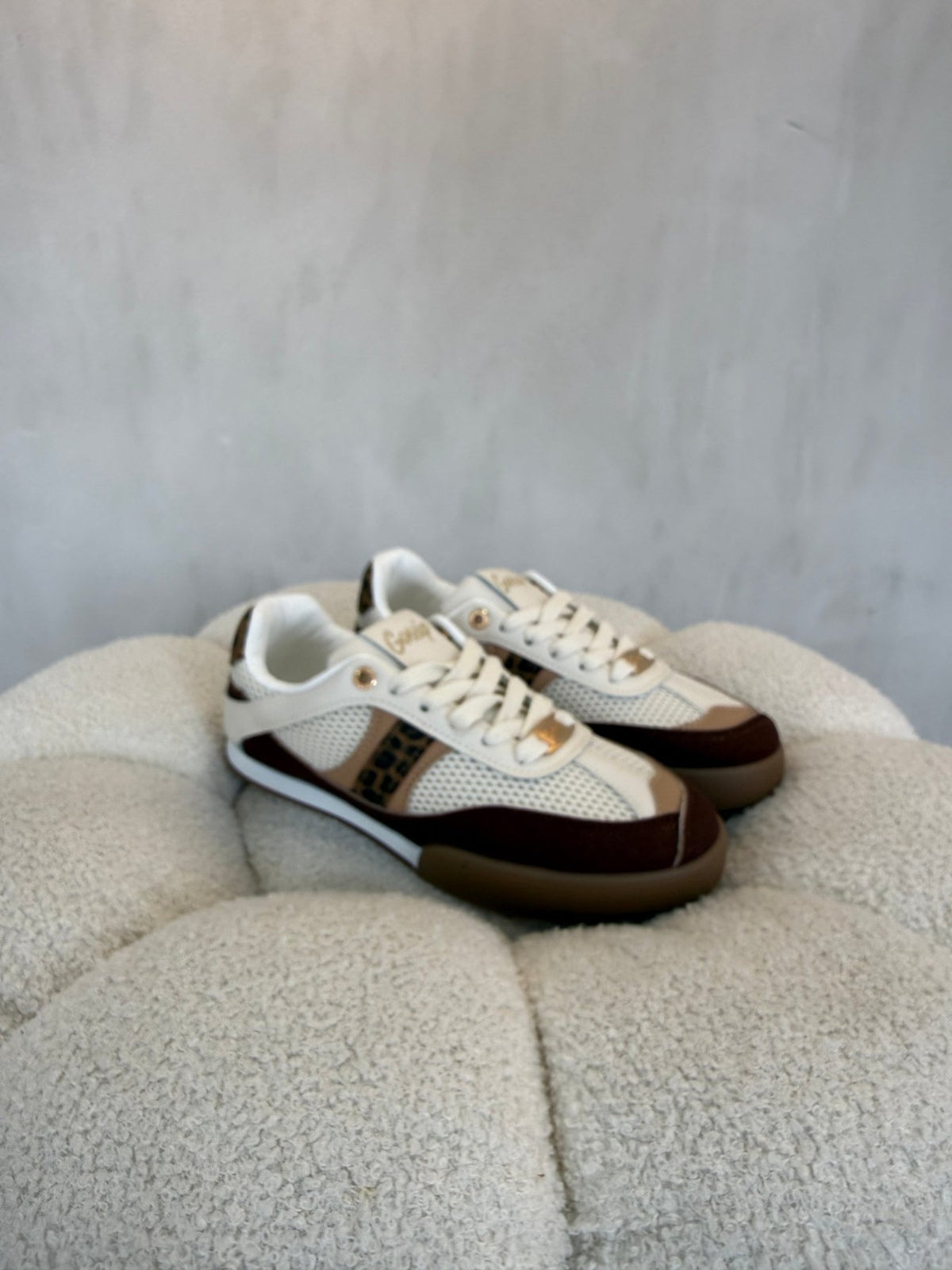15171 Tenis Beige Brown - ZOÉ BRAND 2026 beige brown