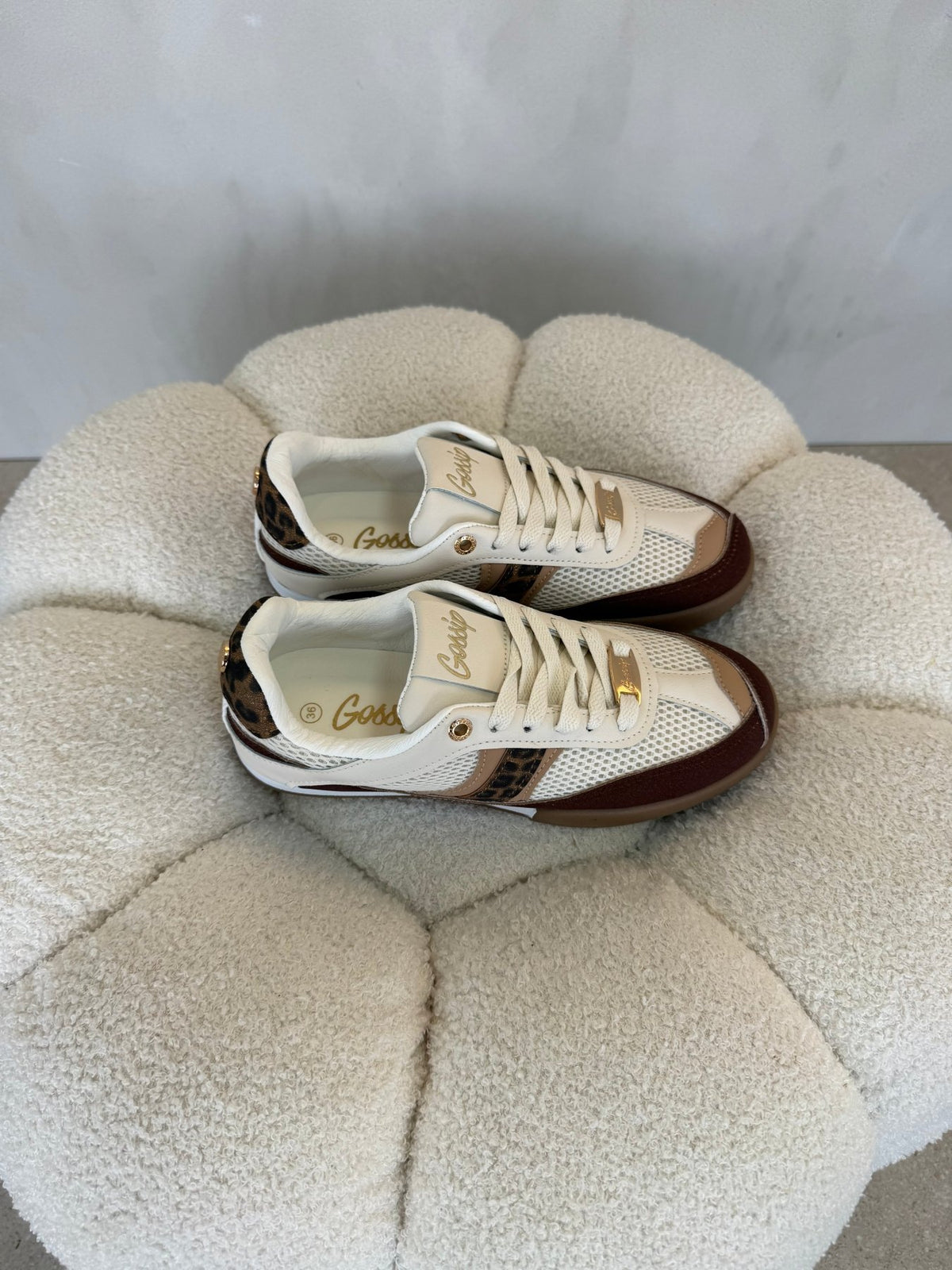 15171 Tenis Beige Brown - ZOÉ BRAND 2026 beige brown