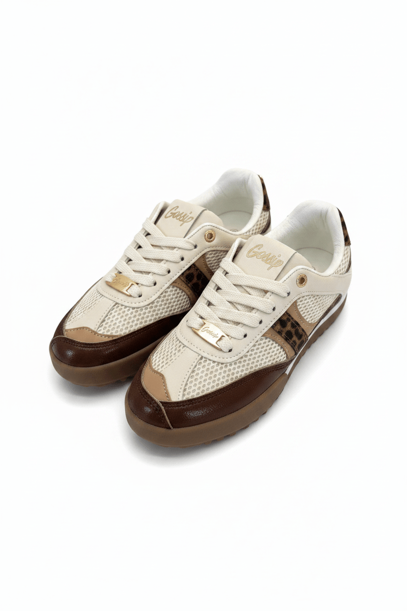 15171 Tenis Beige Brown - ZOÉ BRAND 2026 beige brown