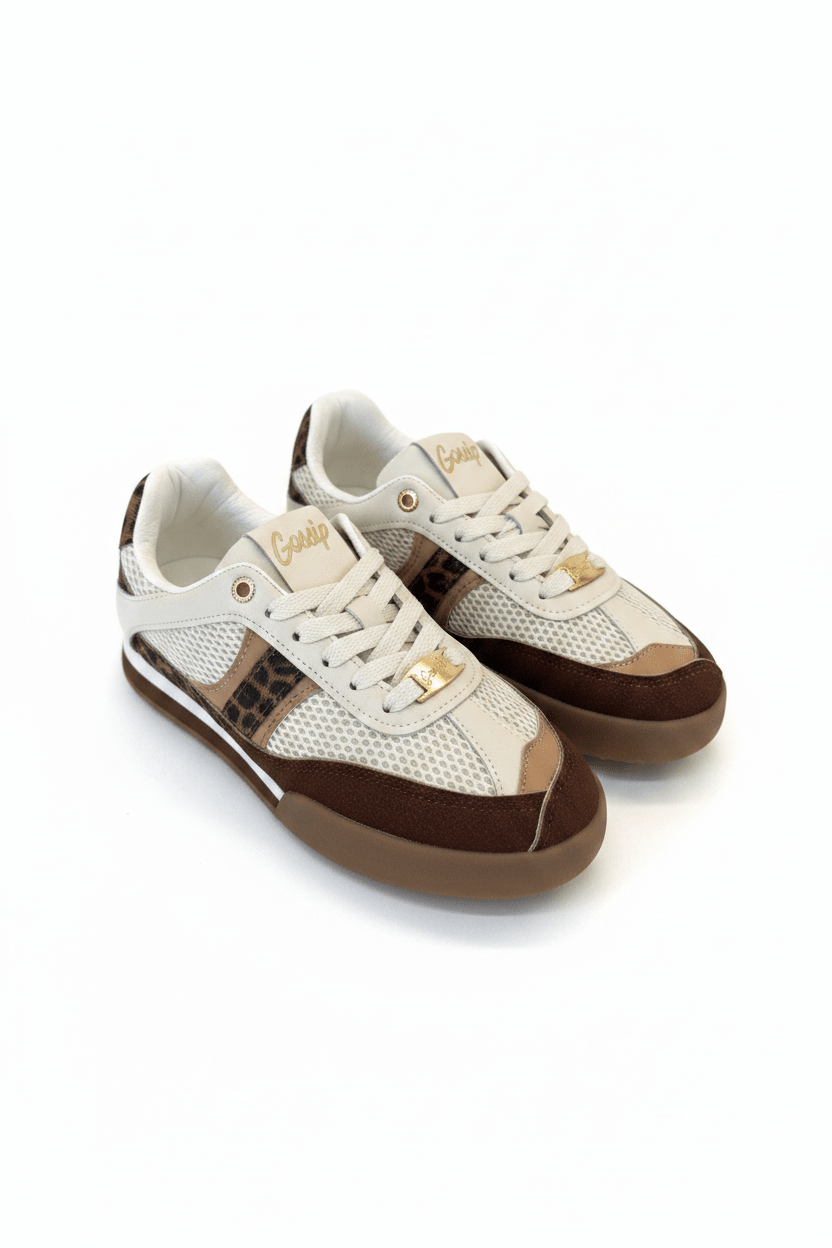 15171 Tenis Beige Brown - ZOÉ BRAND 2026 beige brown