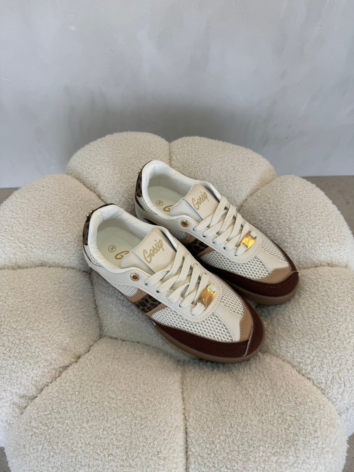 15171 Tenis Beige Brown - ZOÉ BRAND 2026 beige brown