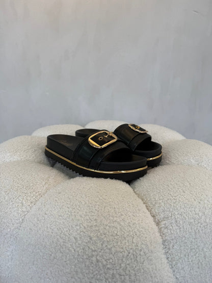 15173 Sandalias Black - ZOÉ BRAND 2026 BLACK chancletas
