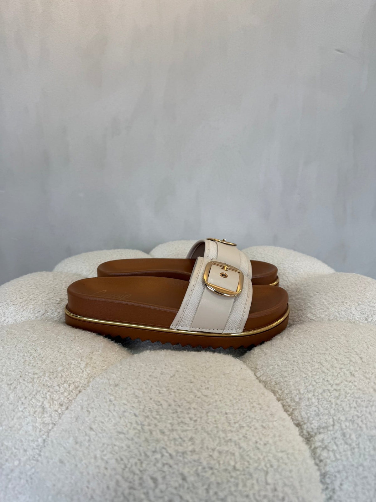15175 Sandalias Beige - ZOÉ BRAND 2026 beige chancletas
